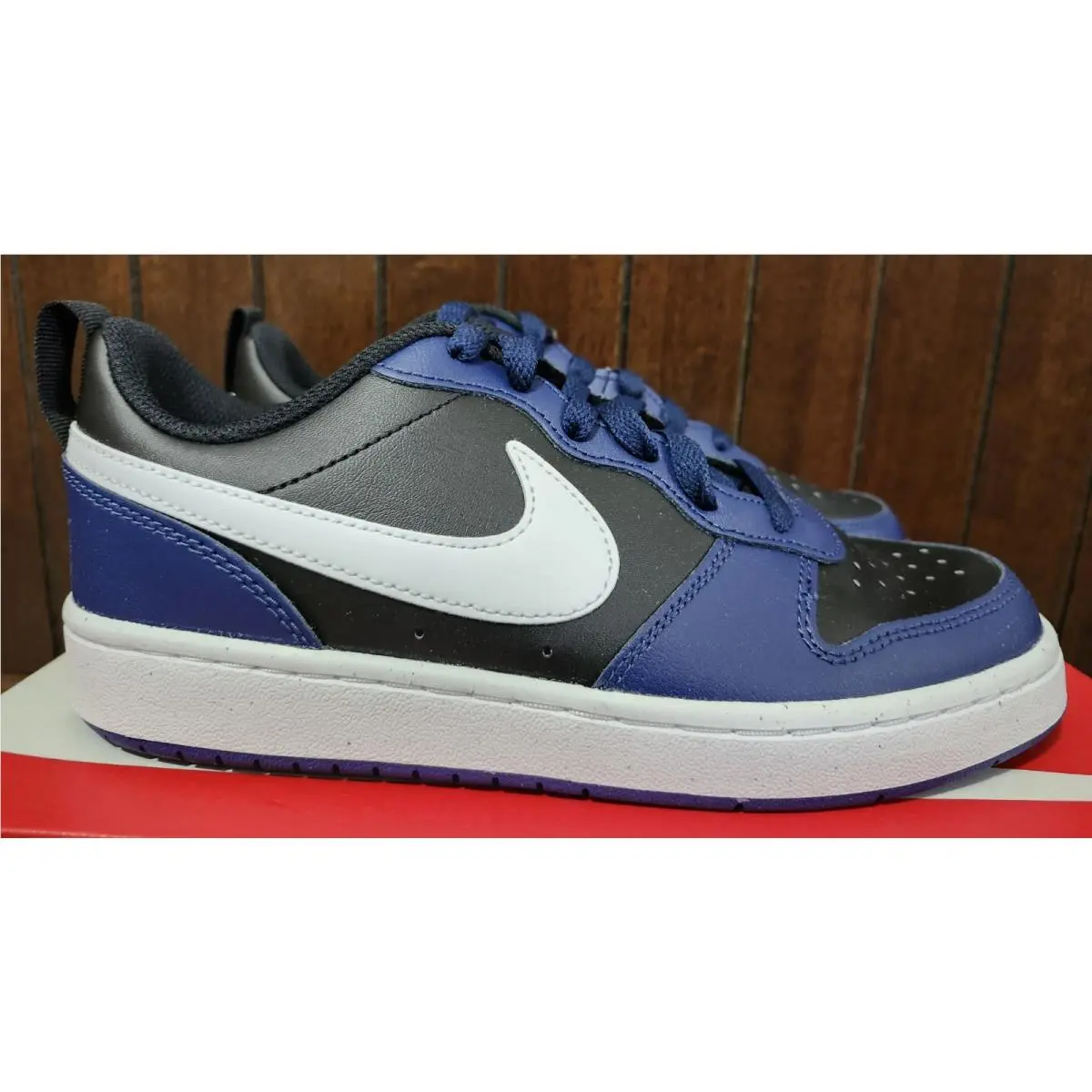 Nike shoes - NIKE COURT BOROUGH LOW 2 (GS) - MIDNIGHT BLUE/WHITE BLACK 1