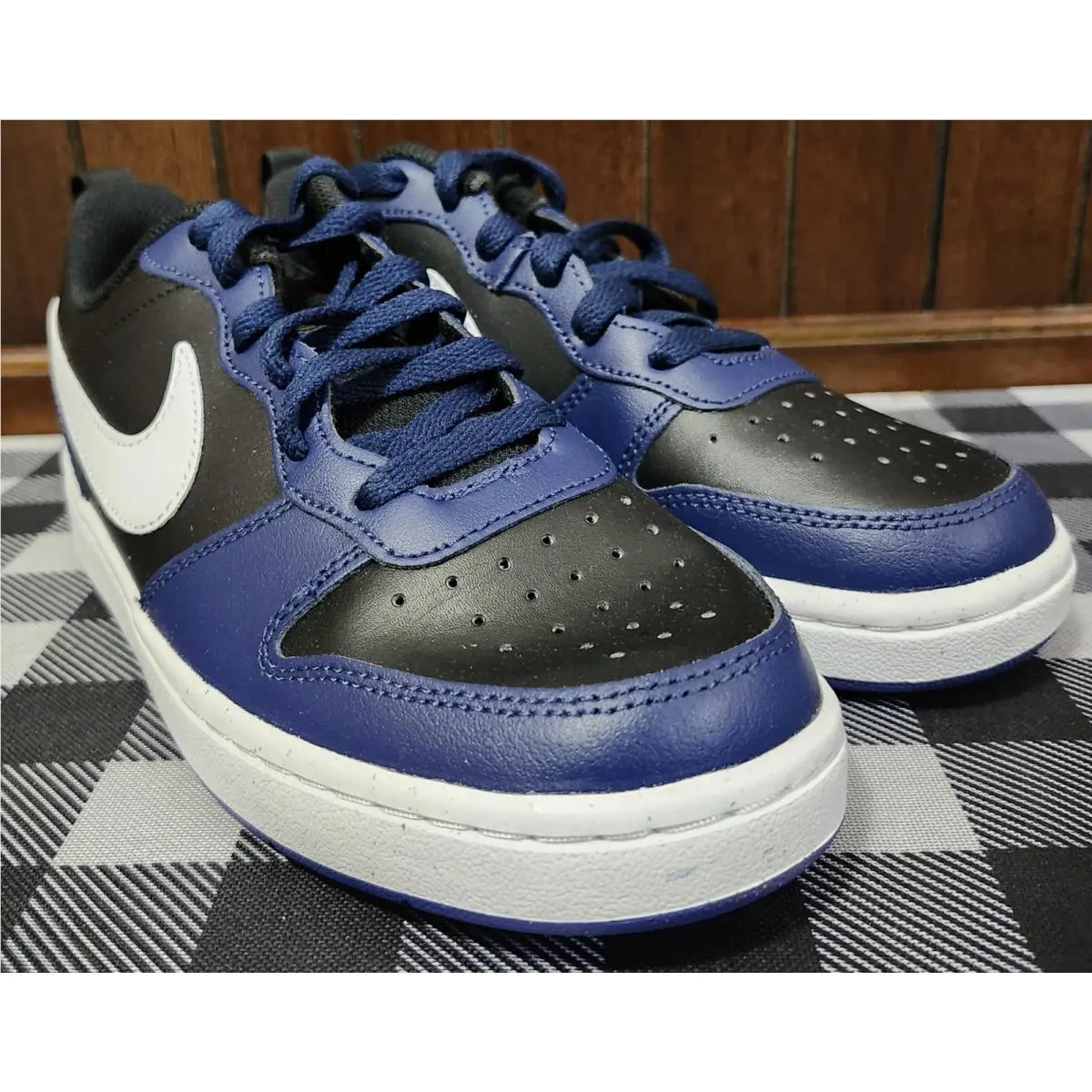 Nike shoes - NIKE COURT BOROUGH LOW 2 (GS) - MIDNIGHT BLUE/WHITE BLACK 4