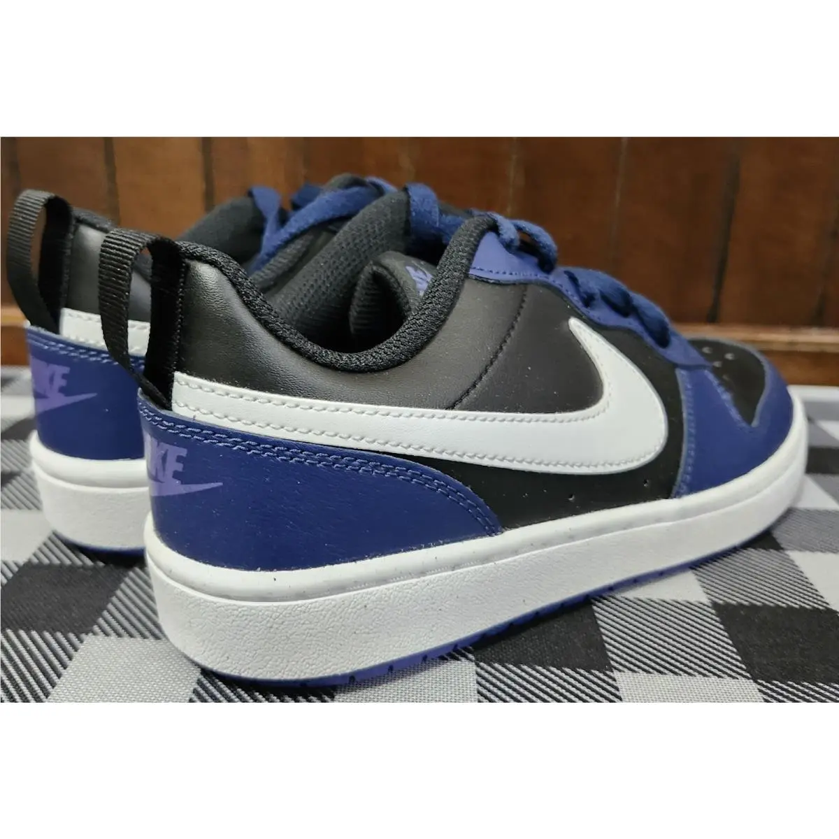 Nike shoes - NIKE COURT BOROUGH LOW 2 (GS) - MIDNIGHT BLUE/WHITE BLACK 7
