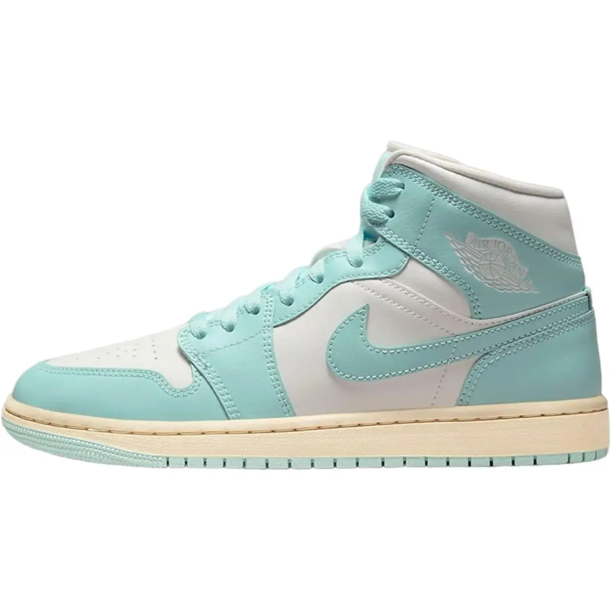 Jordan Nike Air 1 Mid Womens Sail/light Dew-muslin BQ6472-132 10