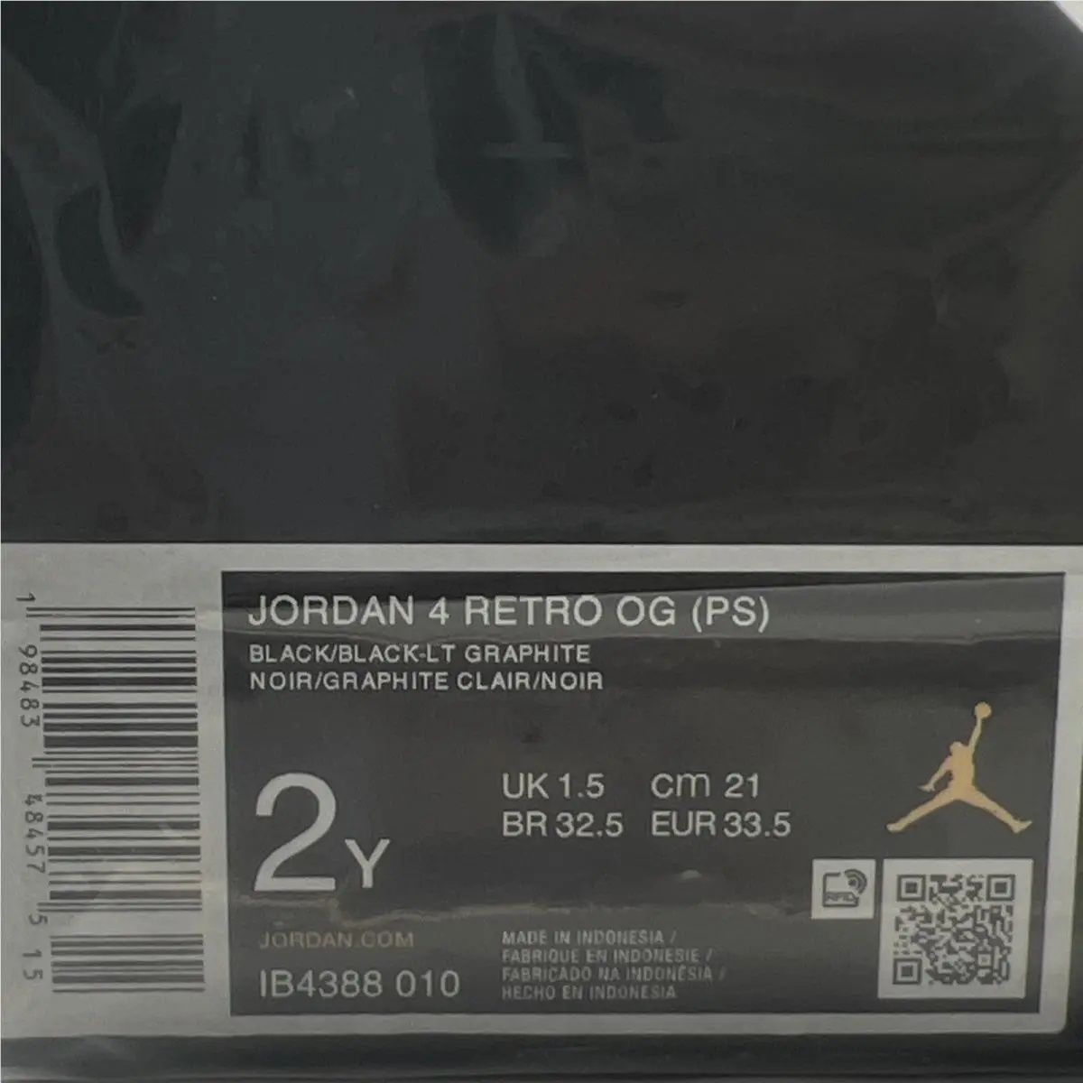 Nike shoes - Air Jordan 4 - Air - Black 5