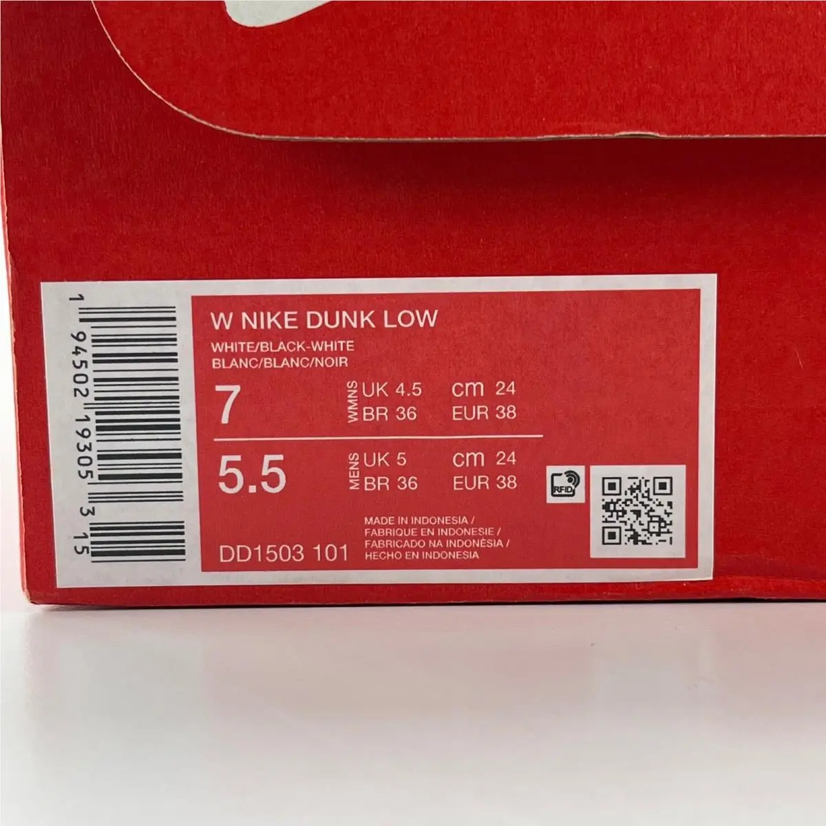 Nike shoes - Nike Dunk Low Retro White Black Panda - Black 8
