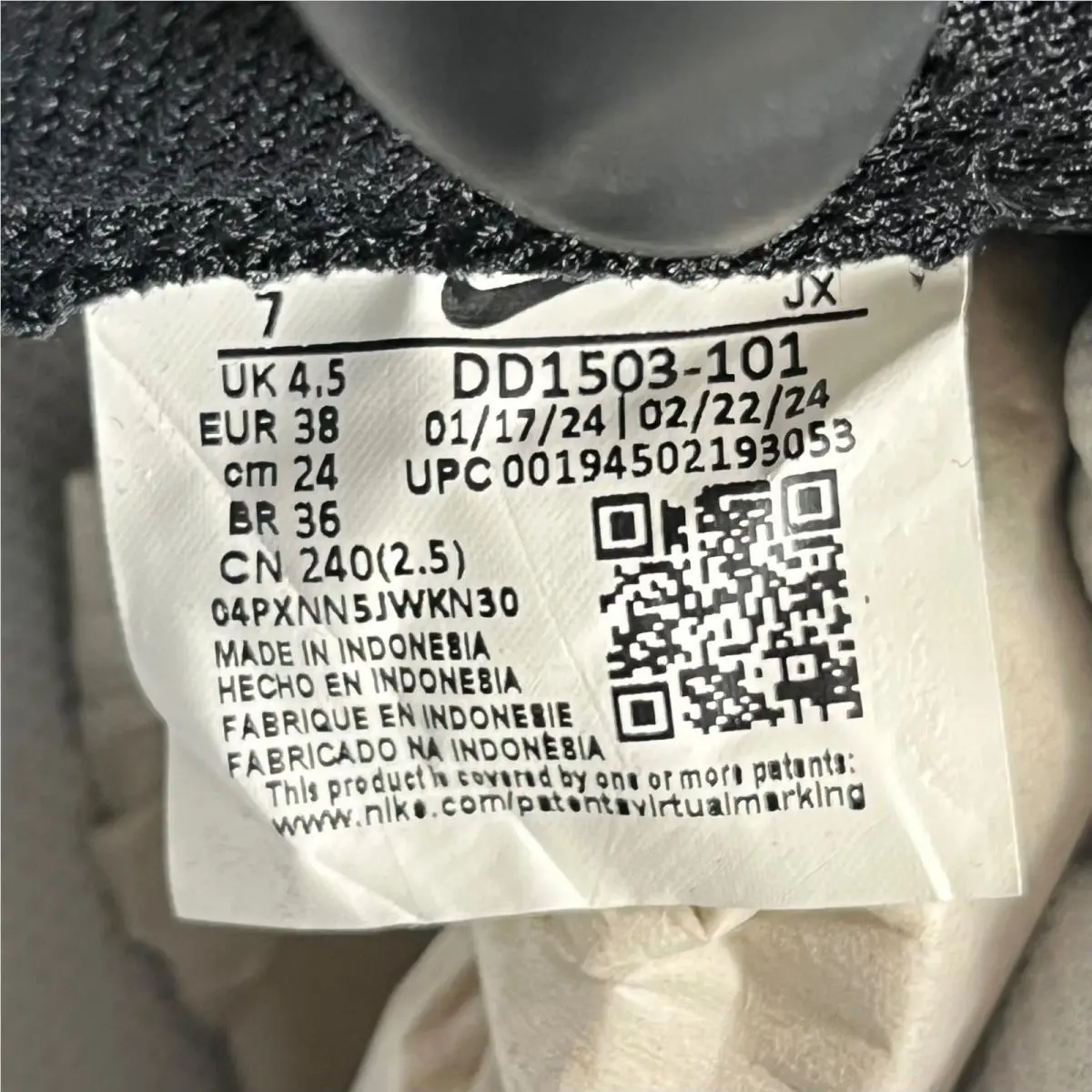 Nike shoes - Nike Dunk Low Retro White Black Panda - Black 5