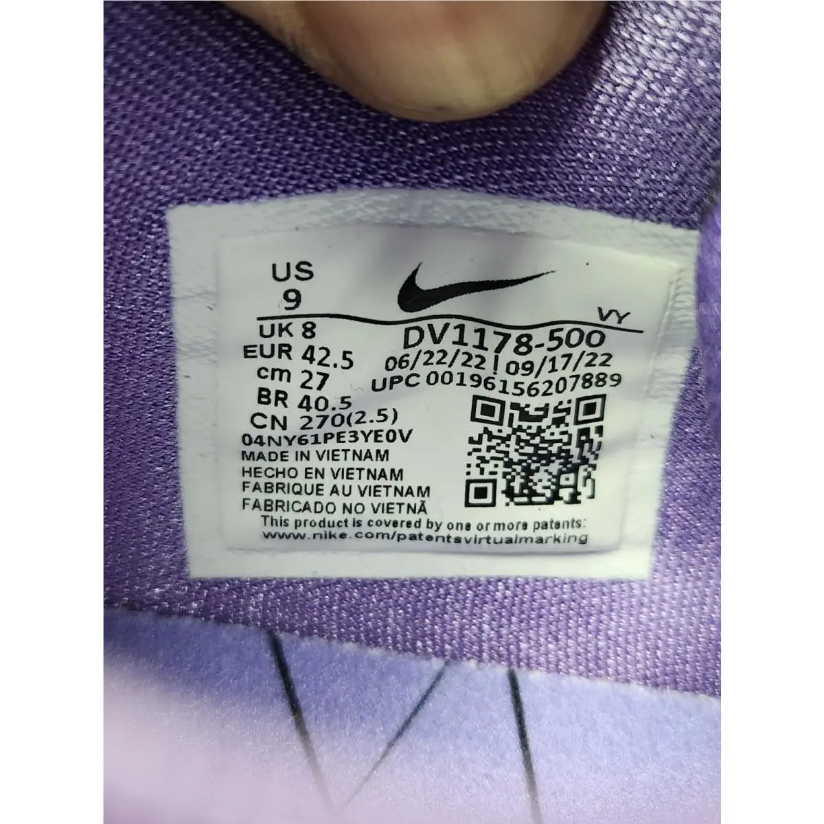 Nike shoes - Nike Zoom Freak - Zoom Freak - Purple 7