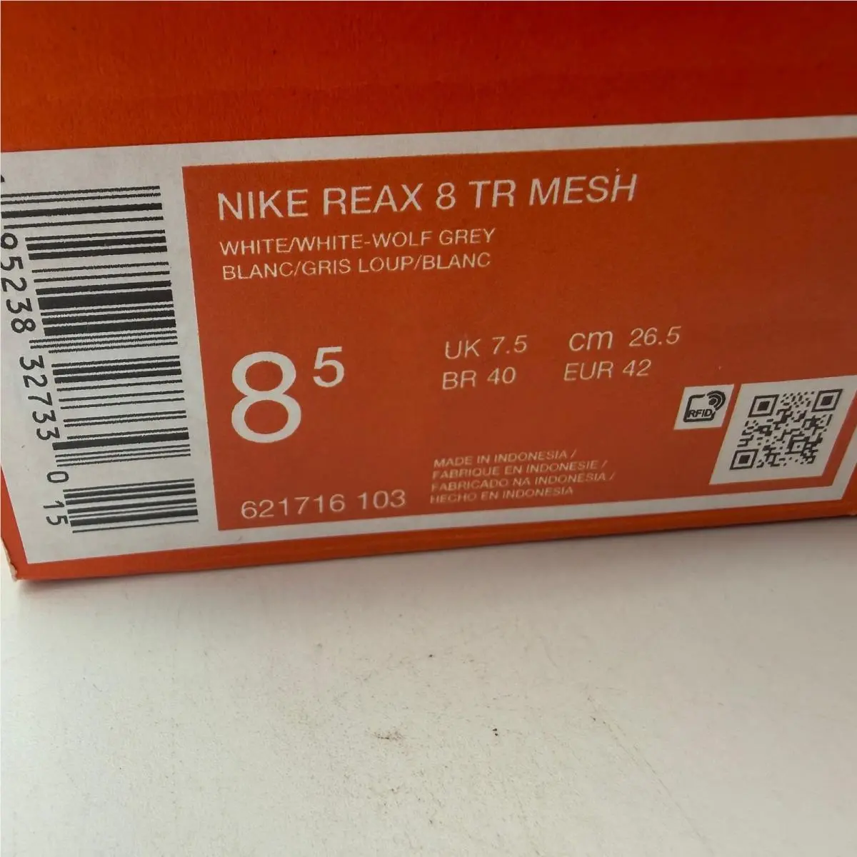 Nike shoes - Nike Reax 8 TR Mesh - White 0