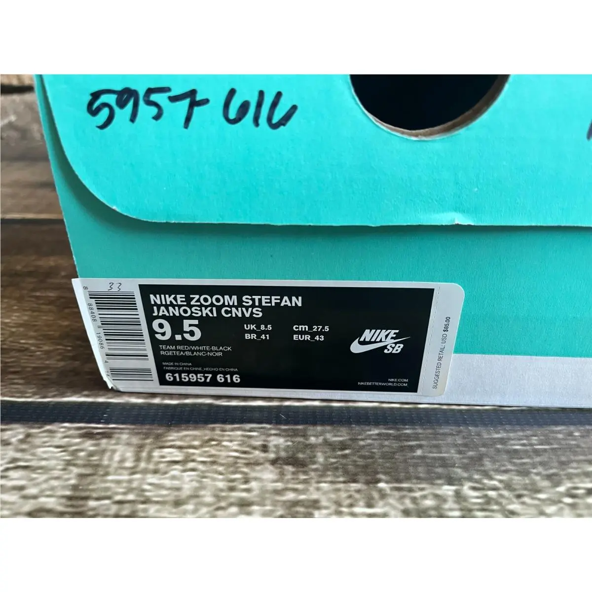 Nike shoes - Nike SB Zoom Stefan Janoski - 615957-616 - Red 5