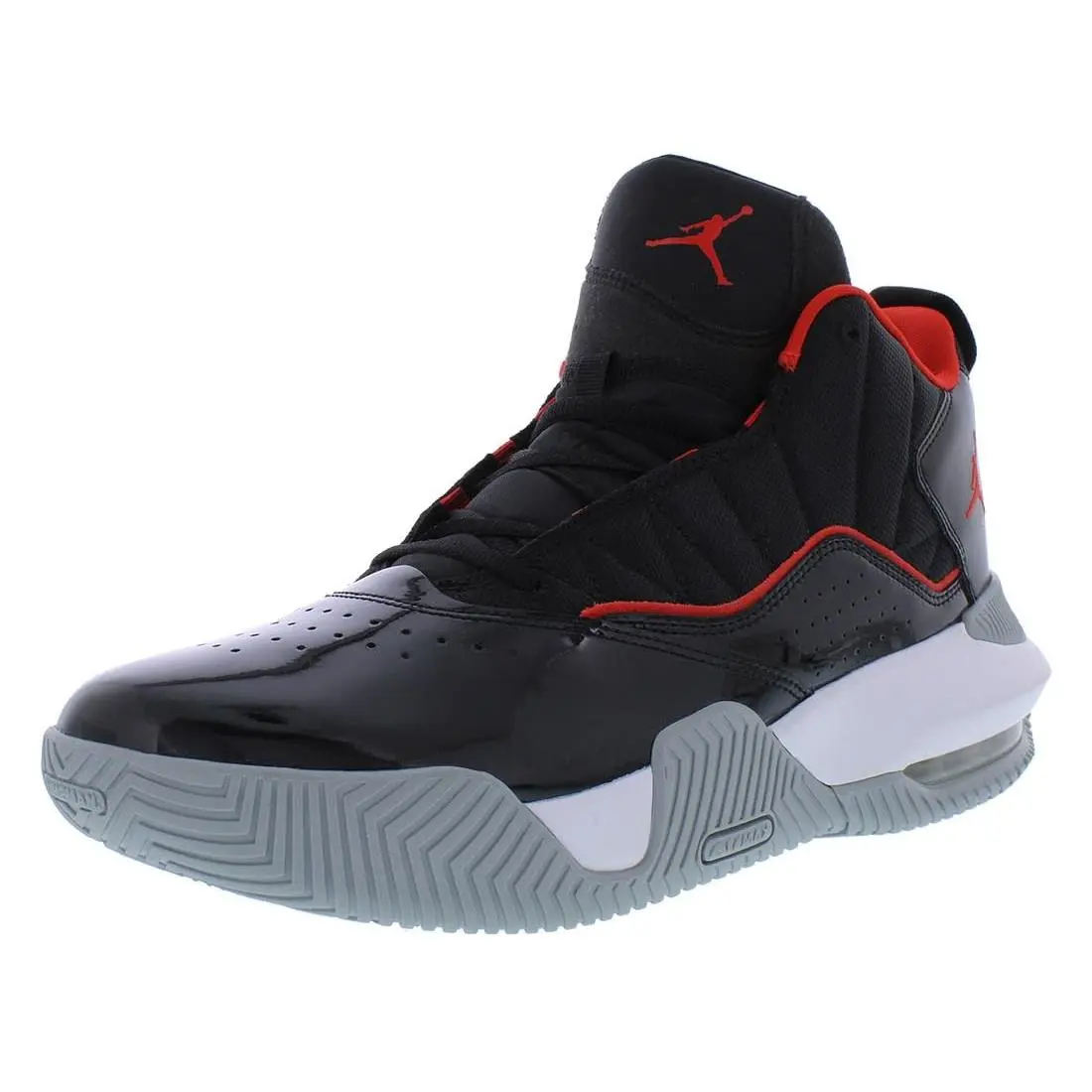 Shoes Sneakers Nike Jordan Stay Basketball - 10.5 - Black/chile-red-white