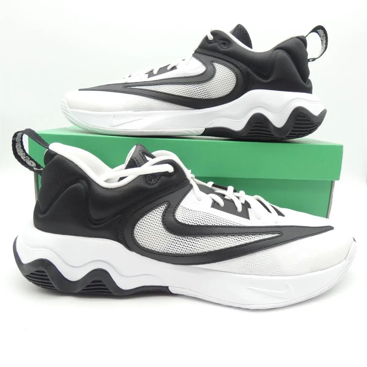 Nike Giannis Immortality 3 Mens Basketball Shoes White Black DZ7533-100 Size 13