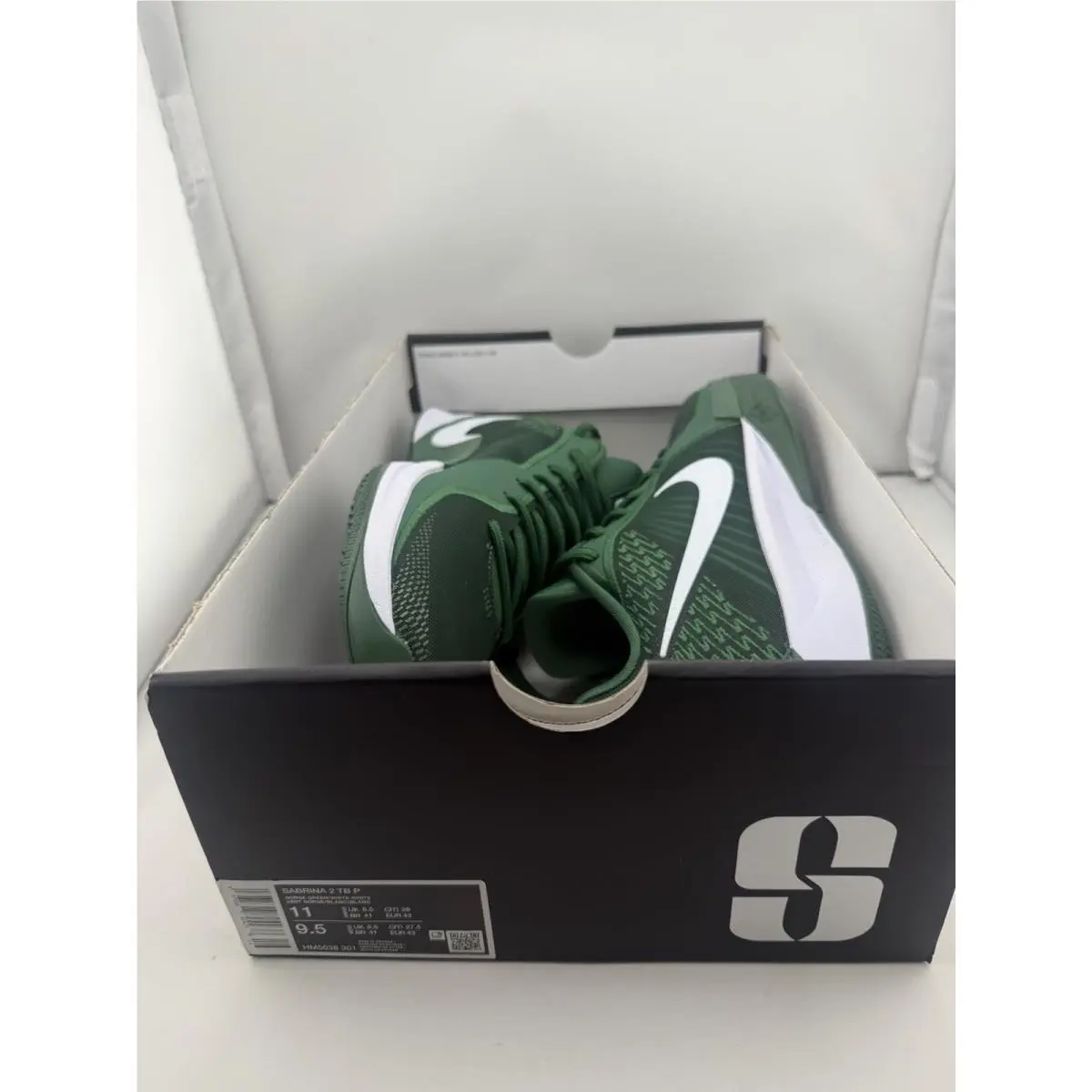 Nike shoes - Nike Sabrina - Sabrina - Gorge Green / White - Michigan State Colorway (UPC: 0197598824238) 10