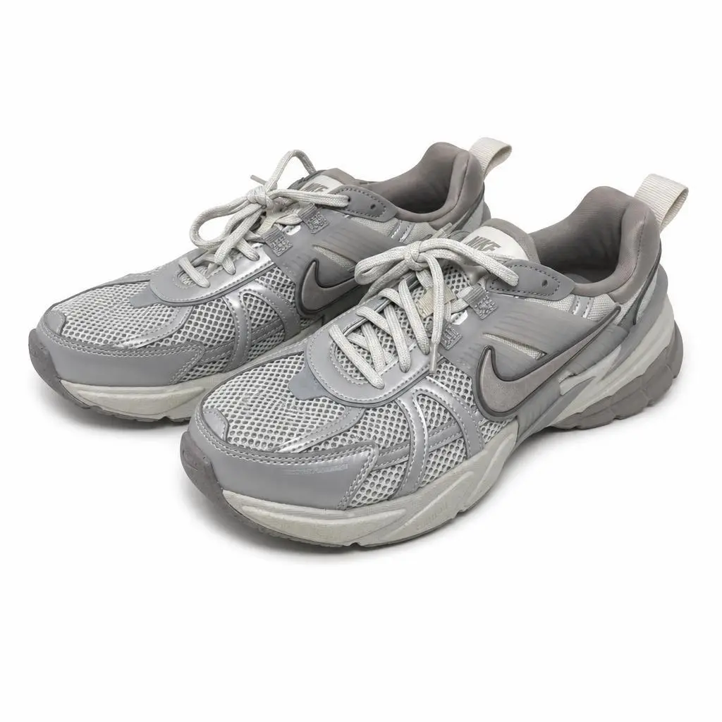Nike Womens V2K Run Sneakers Light Bone Malt College Grey Size 10