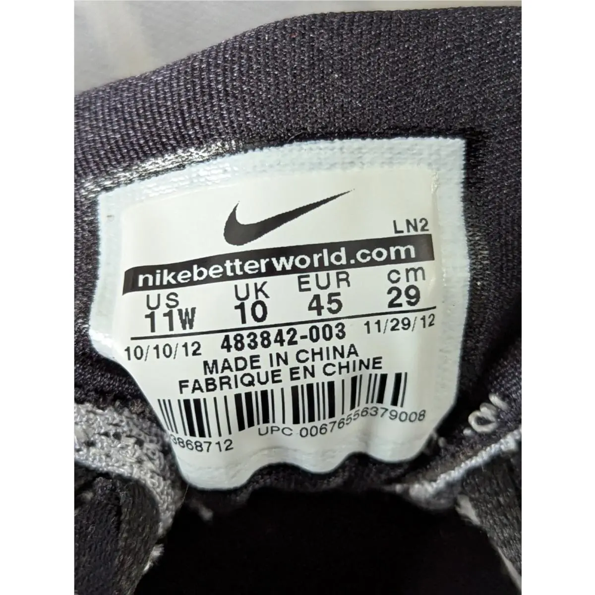 Nike shoes - Nike Lunar Ascend - Lunar Ascend - 483842-003 - Silver (UPC: 676556379008) 7