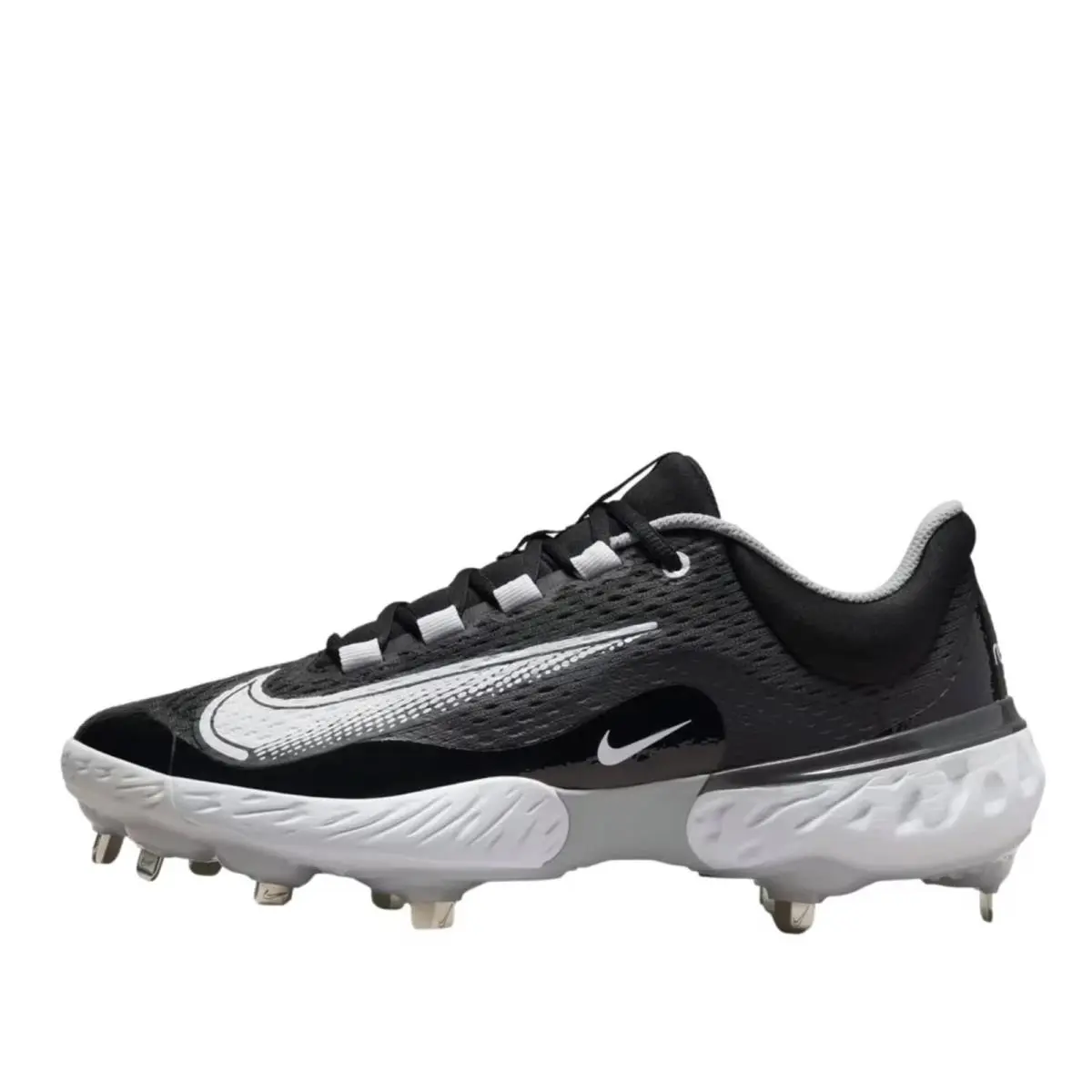 Nike Alpha Huarache Elite 4 Low Black / White - Dark Smoke Grey DJ6521-011 Men`s