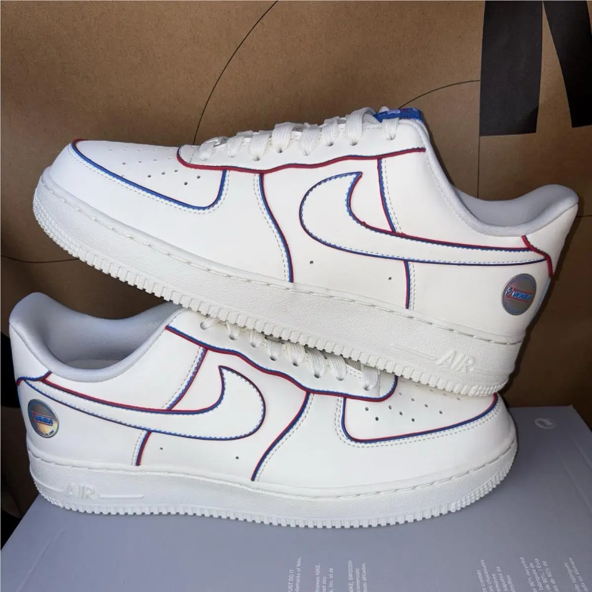 Nike x Wnba Air Force 1 `07 Low Nby IR1968 133 Cream Womens Size 10 Men 8.5