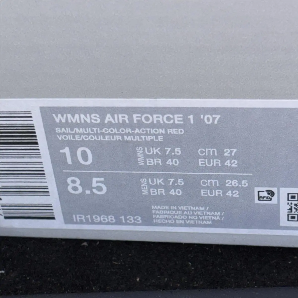Nike shoes - Nike Air Force - Air Force - cream red 6