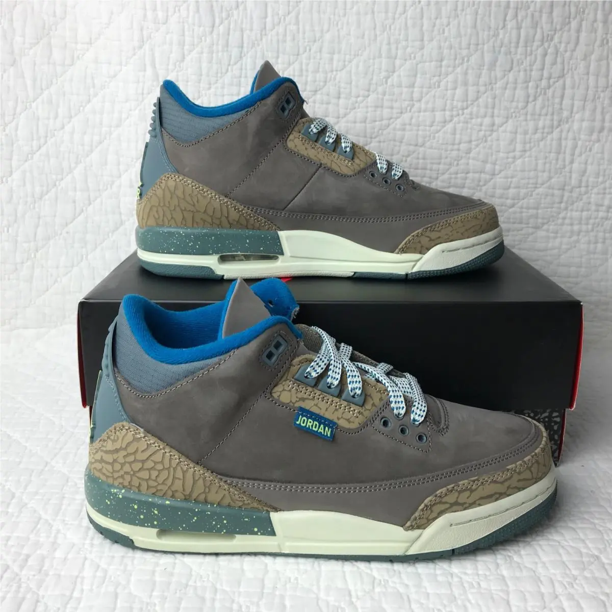 Nike shoes - Air Jordan 3 - Air - IB7066 001 - Olive Grey/Green Abyss-Khaki 0