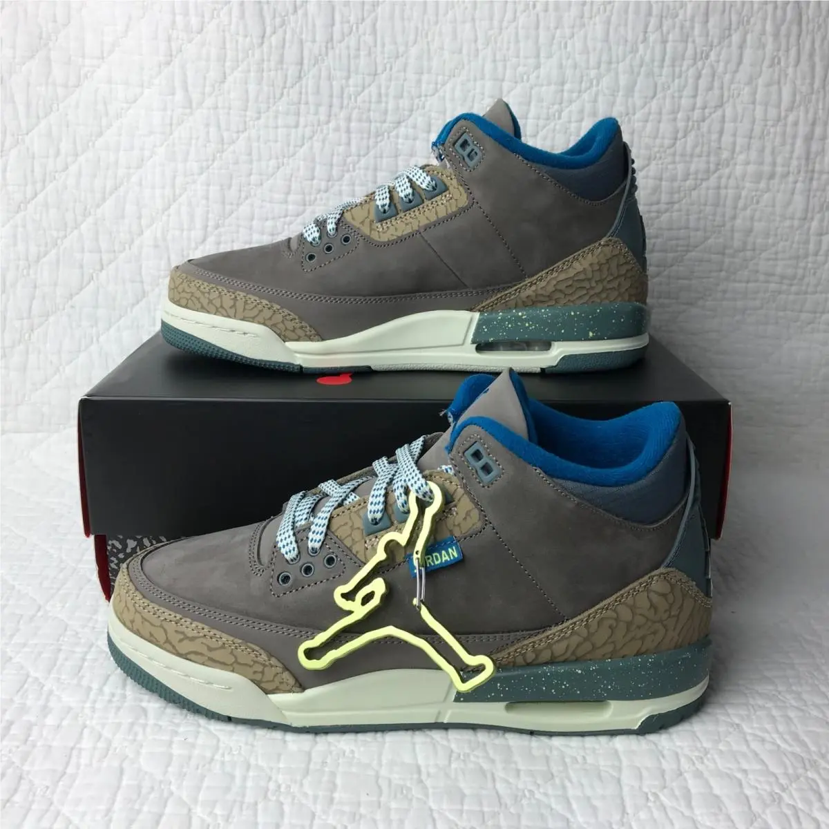 Nike shoes - Air Jordan 3 - Air - IB7066 001 - Olive Grey/Green Abyss-Khaki 1