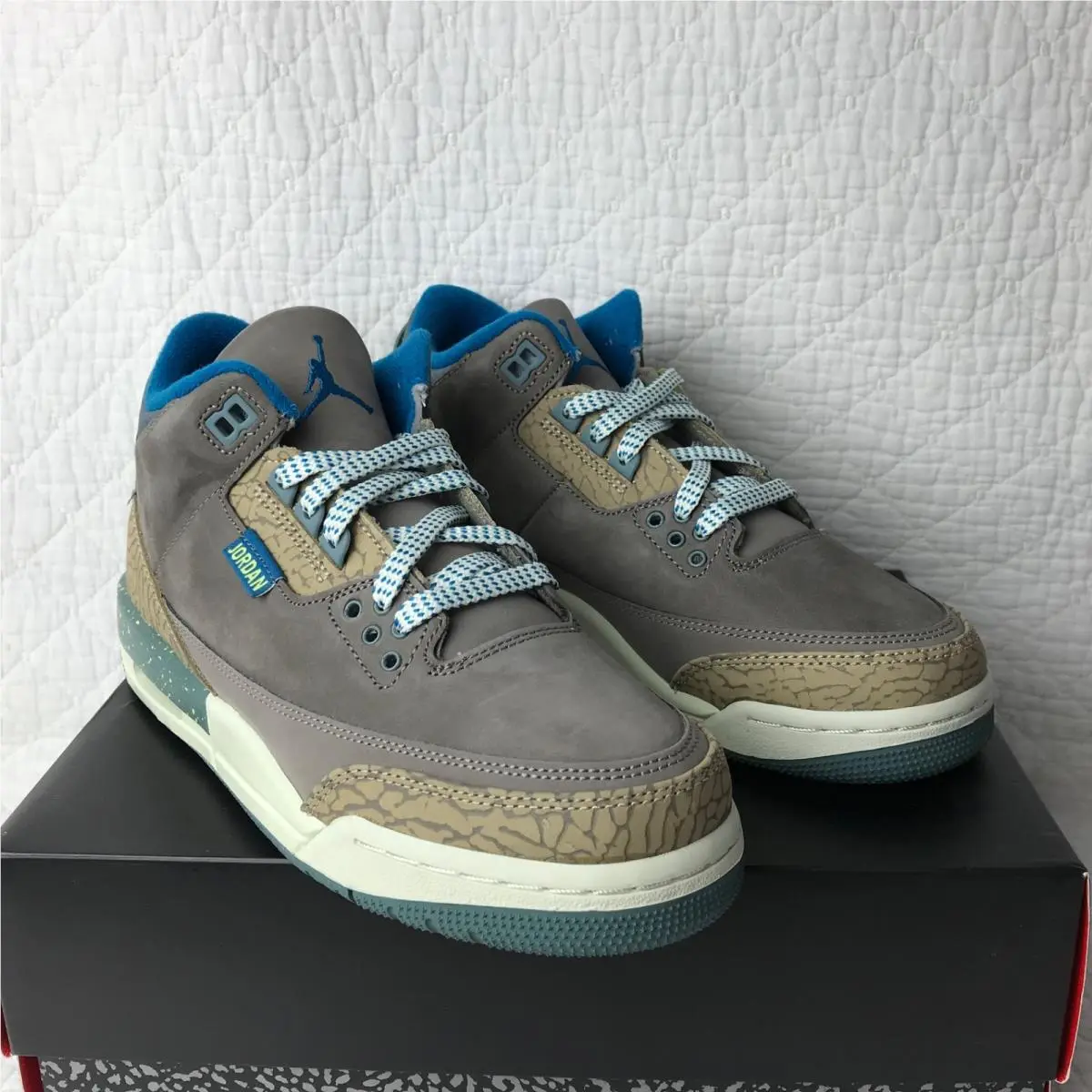 Nike shoes - Air Jordan 3 - Air - IB7066 001 - Olive Grey/Green Abyss-Khaki 8
