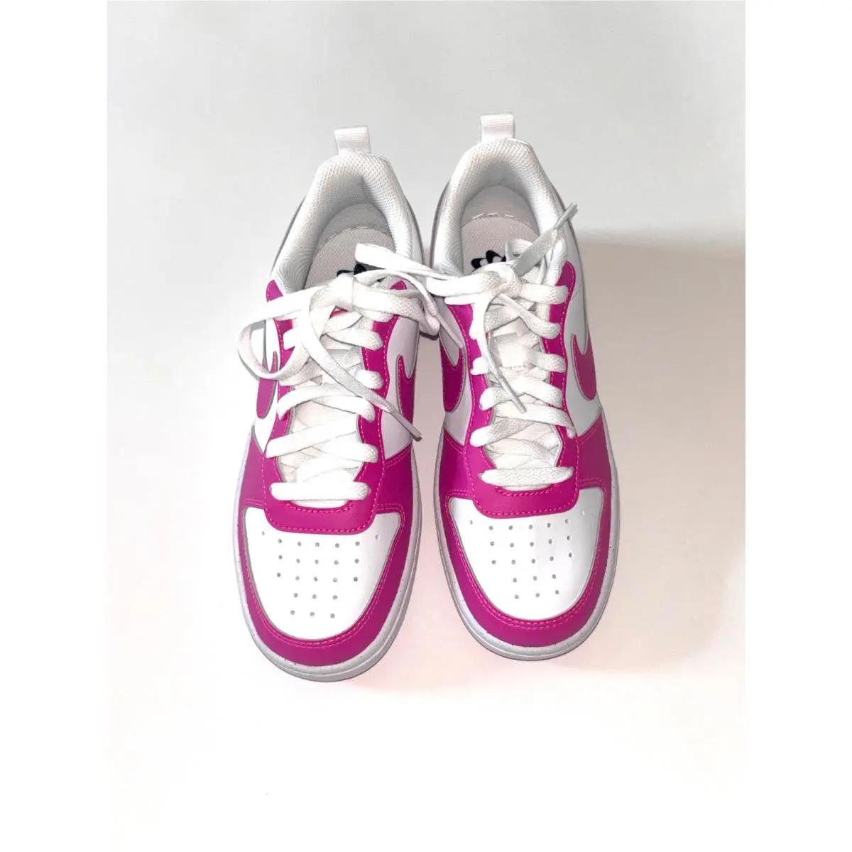 Nike shoes - Nike Court Borough - Court Borough - White / Laser Fuchsia / Pink 1