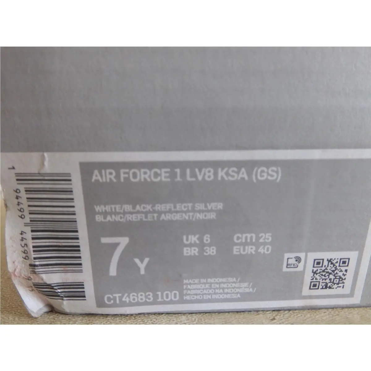 Nike shoes - Nike Air Force 1 LV8 - CT4683-100 - White (UPC: 194499445999) 6