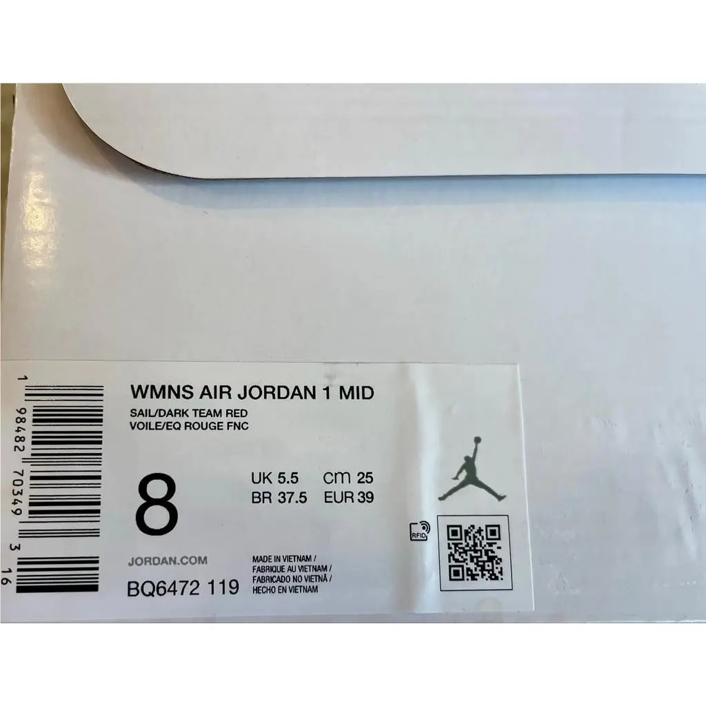 Nike shoes - Nike-Air Jordan - BQ6472-119 - Red 3