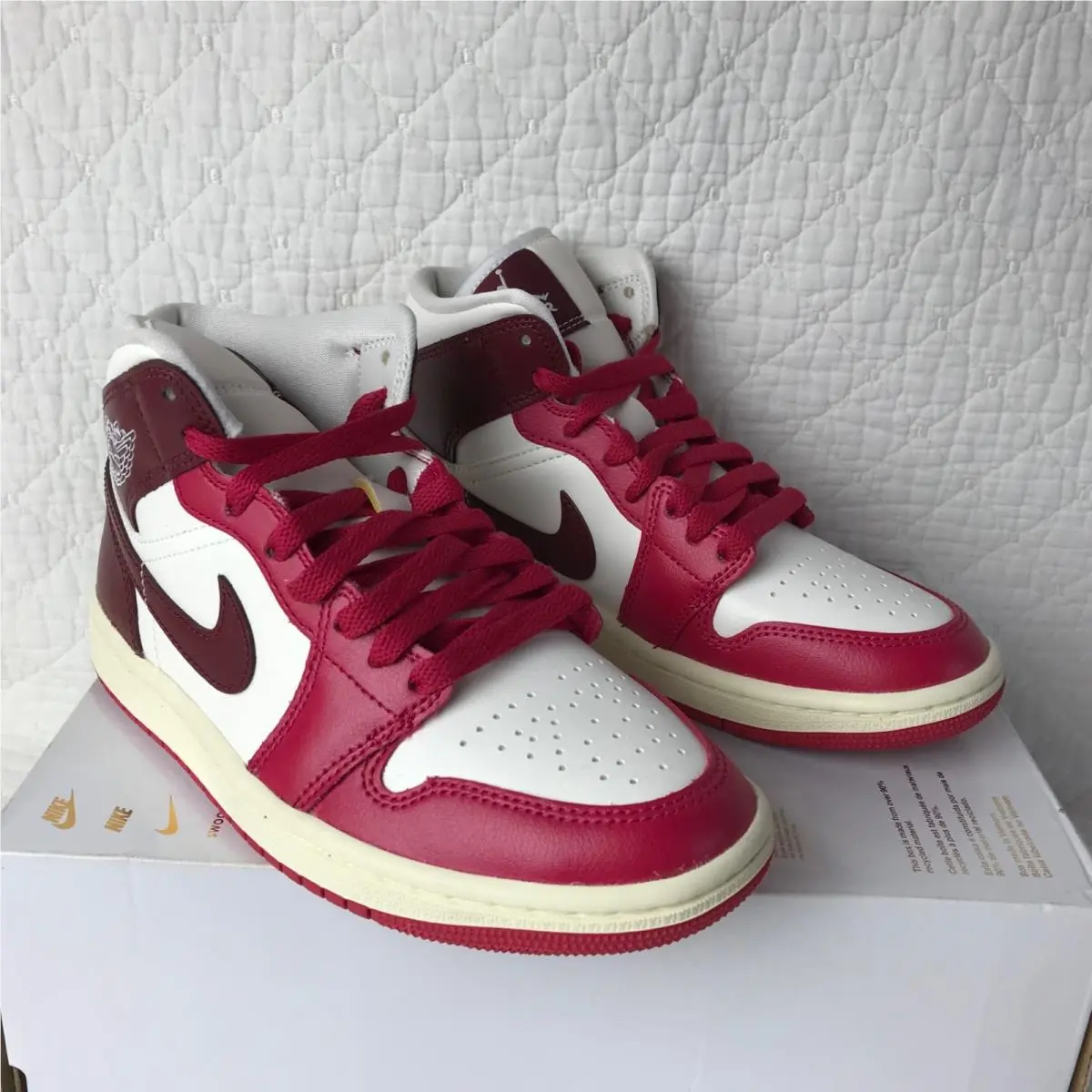 Nike shoes - Nike Air Jordan 1 - Air - BQ6472-119 - sail/ dark team red 8