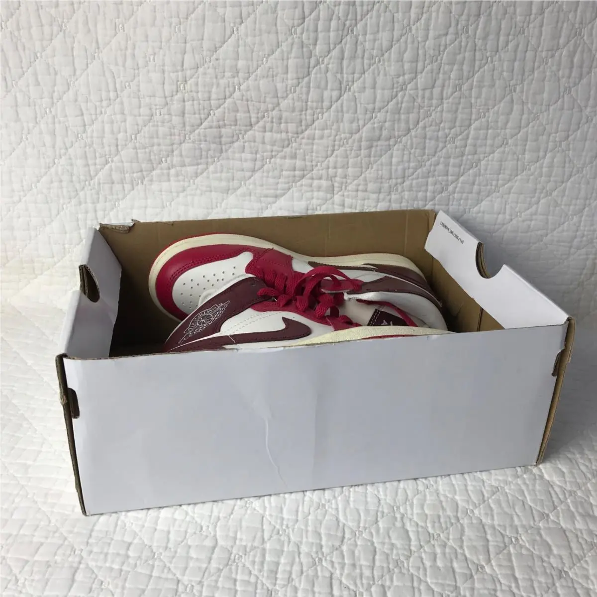 Nike shoes - Nike Air Jordan 1 - Air - BQ6472-119 - sail/ dark team red 9