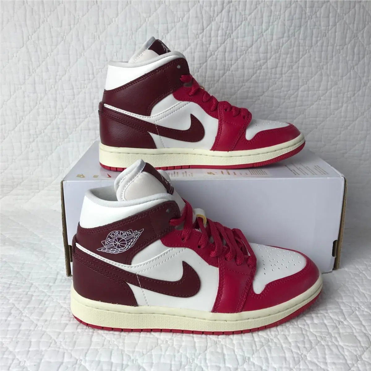 Nike shoes - Nike Air Jordan 1 - Air - BQ6472-119 - sail/ dark team red 0