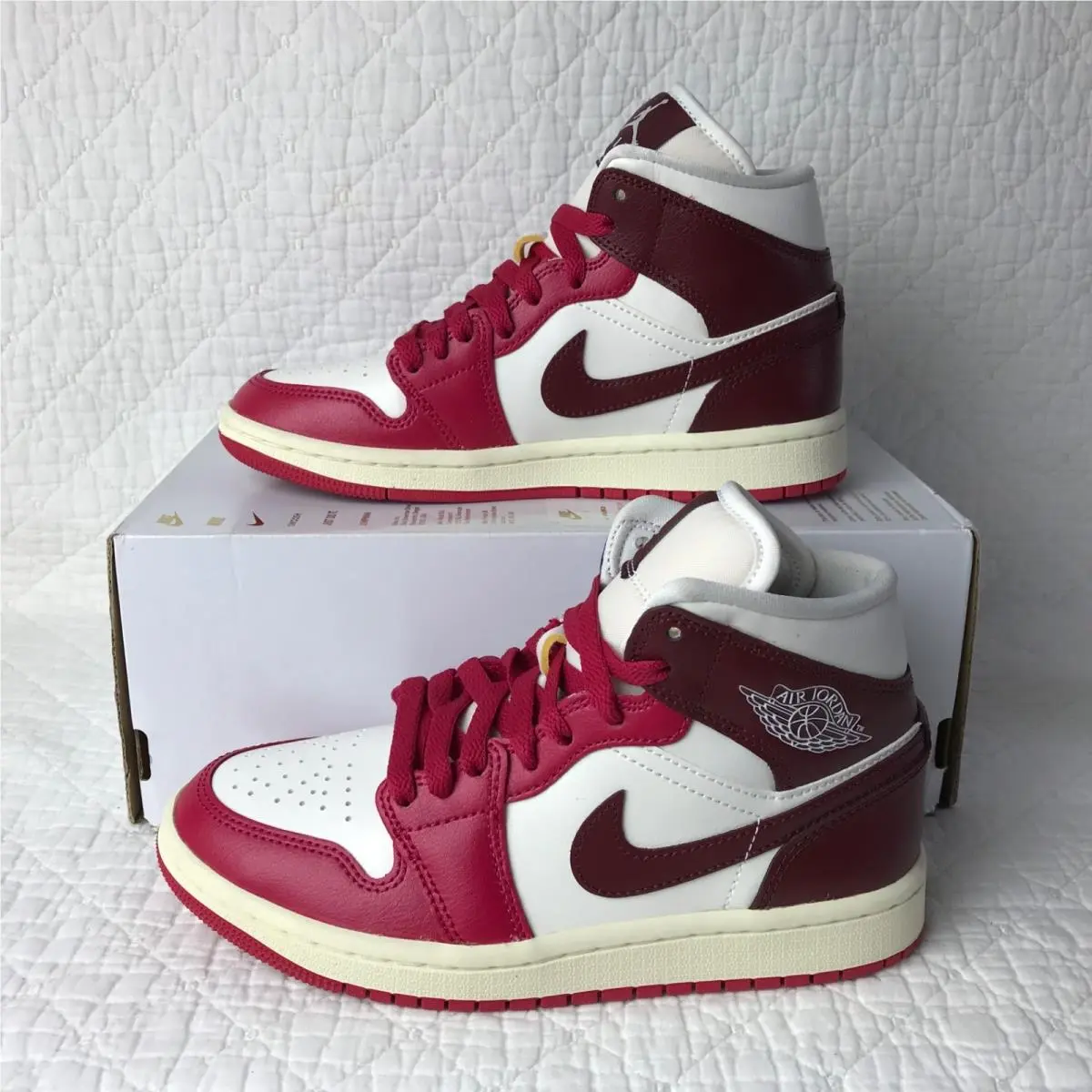 Nike shoes - Nike Air Jordan 1 - Air - BQ6472-119 - sail/ dark team red 1