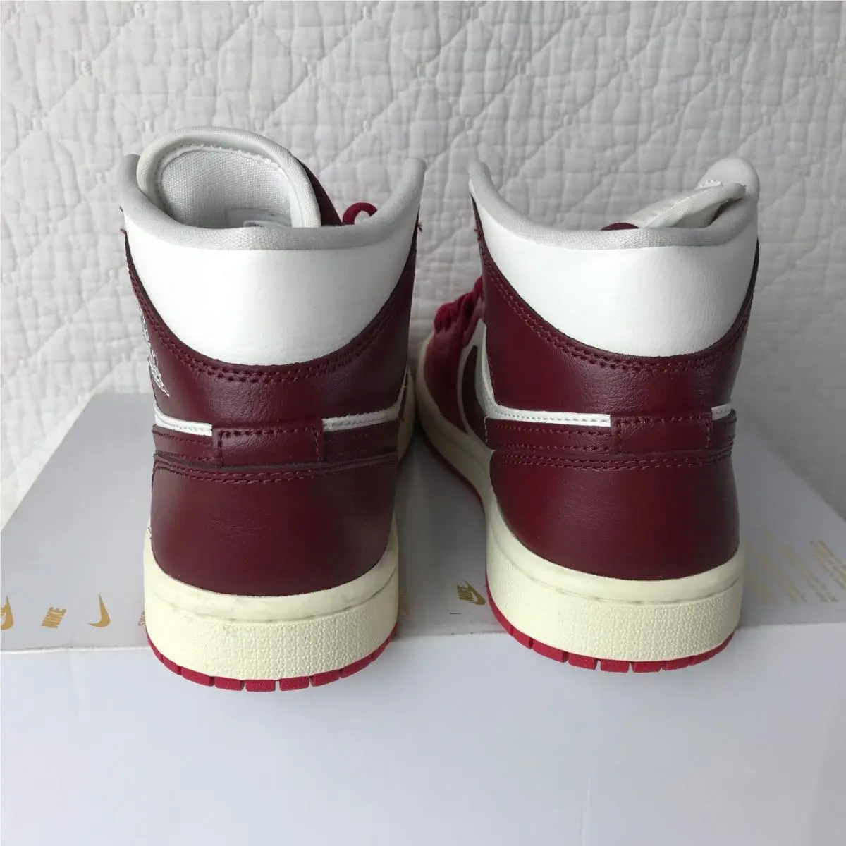 Nike shoes - Nike Air Jordan 1 - Air - BQ6472-119 - sail/ dark team red 4