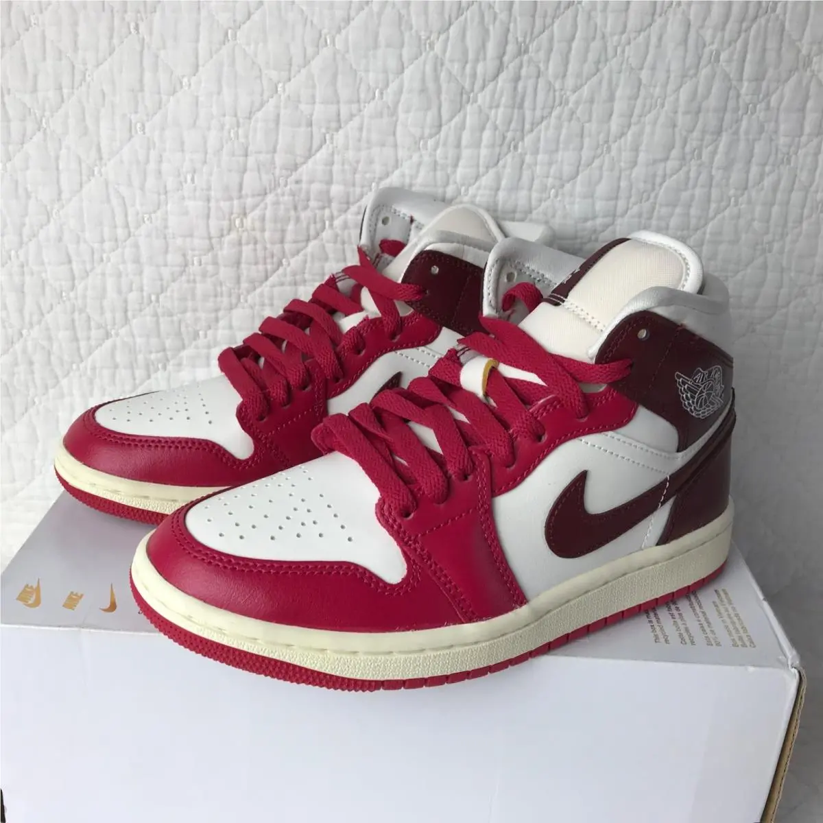 Nike shoes - Nike Air Jordan 1 - Air - BQ6472-119 - sail/ dark team red 5