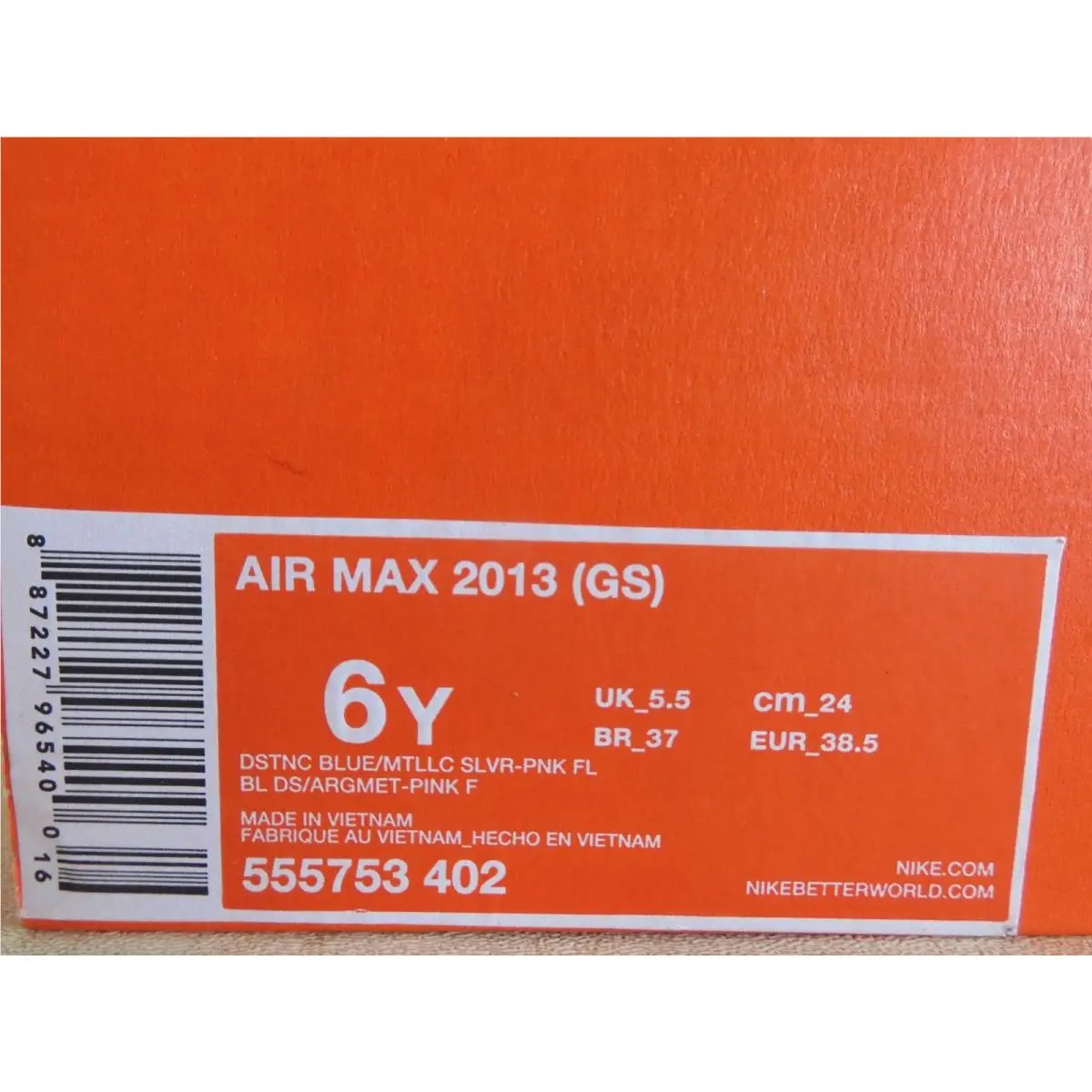 Nike shoes - Nike Air Max 2013 - Air Max - Blue (UPC: 887227965400) 6