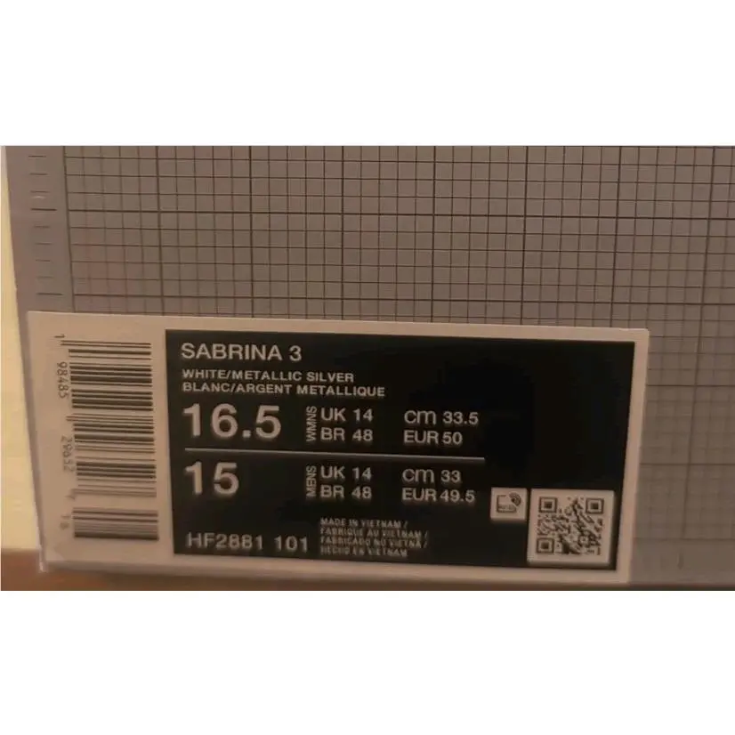 Nike shoes - Nike Sabrina 3 - Sabrina - HF2881-101 - White (UPC: 198485294448) 5