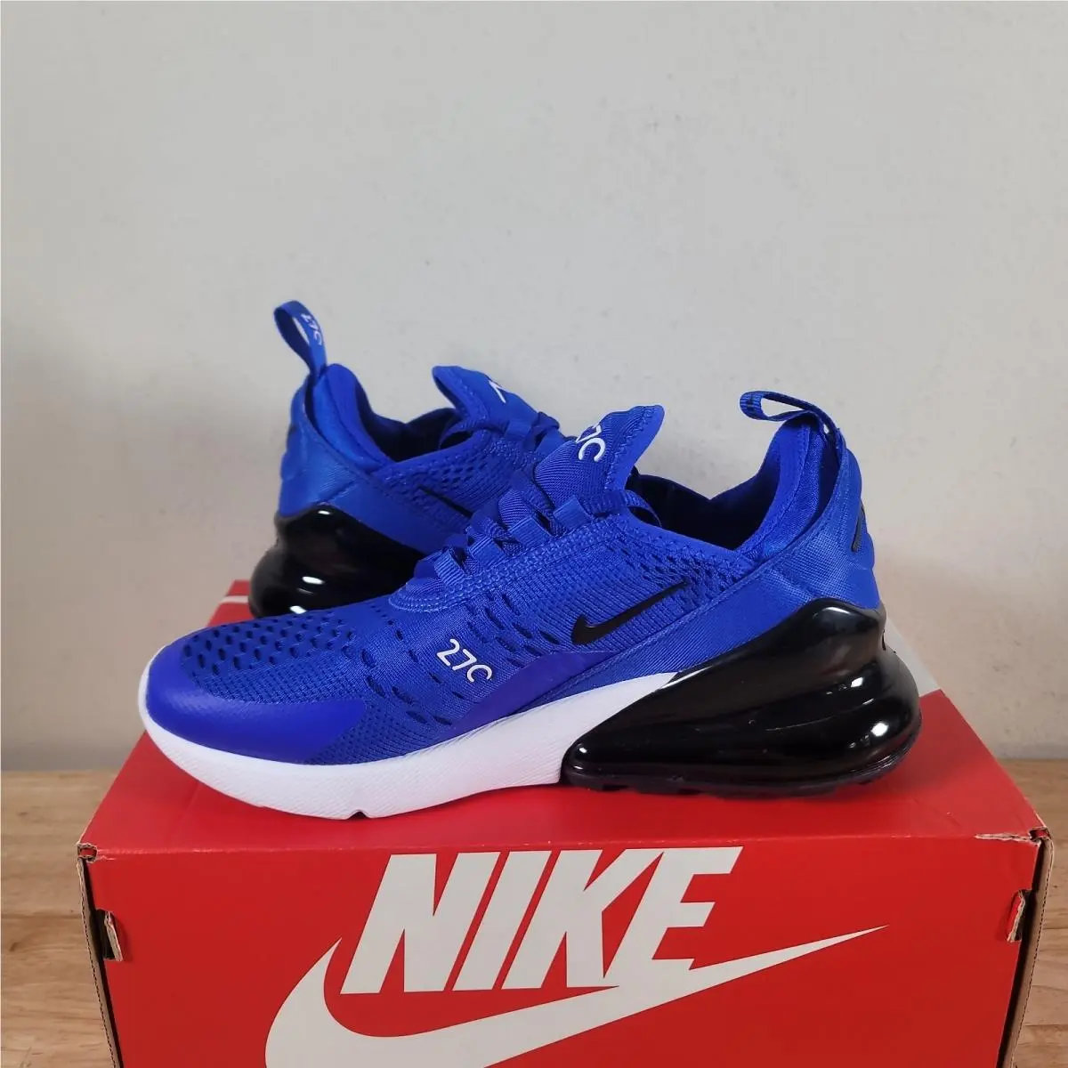 Nike shoes - Nike Air Max 270 - Air Max - 943345-415 - Racer Blue/Black/White 4