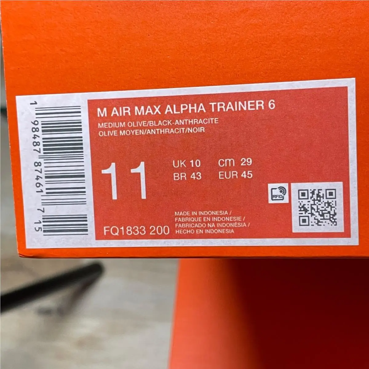 Nike shoes - Nike Air Max Alpha Trainer 6 - FQ1833-200 - Green 6