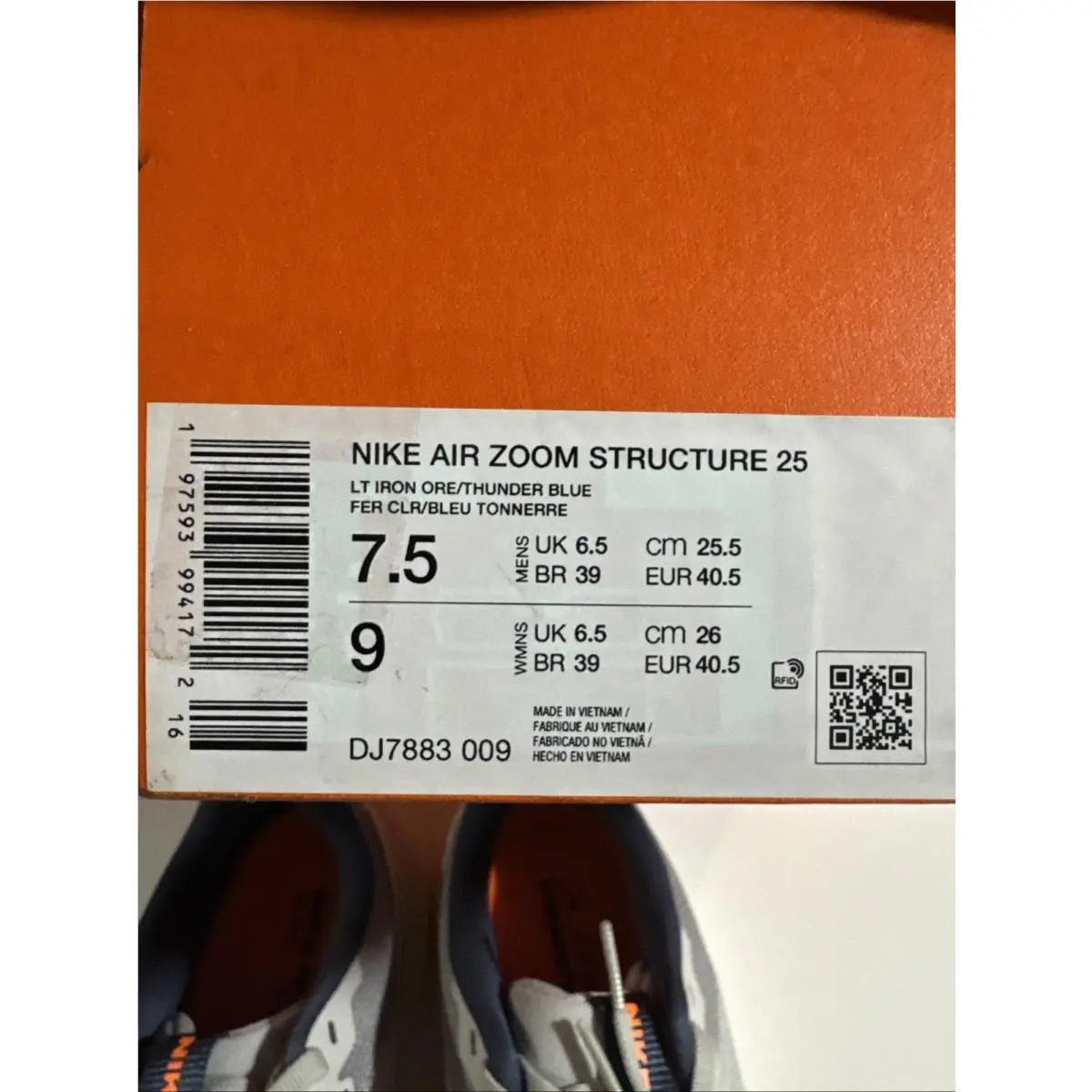 Nike shoes - Nike Air Zoom Structure - Air Zoom Structure - DJ7883-009 - Gray 5