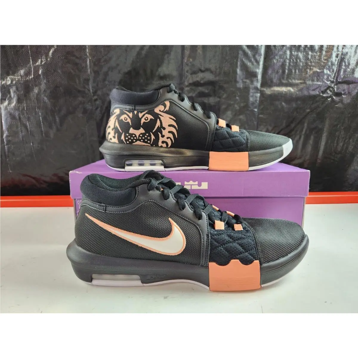 Nike shoes - Nike LeBron Witness - LeBron Witness - Black/Apricot 0