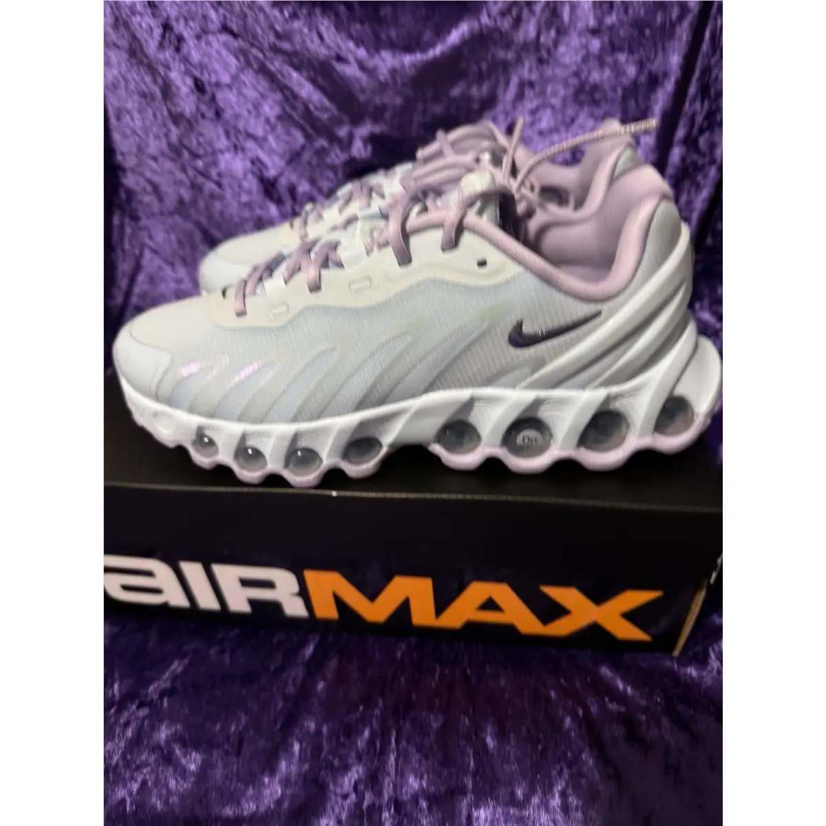 Size 6y Nike Airmax Dn8 Celestine Blue/hydrangeas
