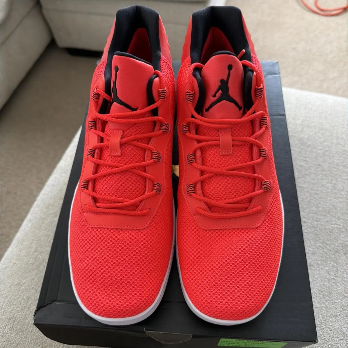 Nike Air Jordan Academy Infrared Basketball Shoes 844515-605 Size 10.5