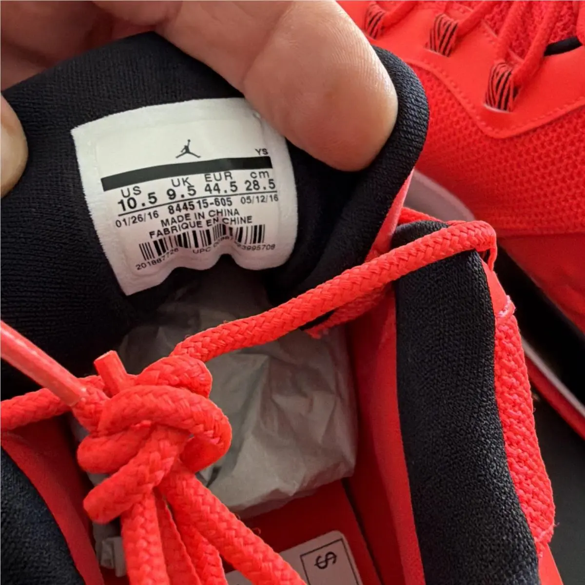 Nike shoes - Air Jordan Academy - Air Academy - 844515605 - Red, Manufacturer: White Black Infrared 13