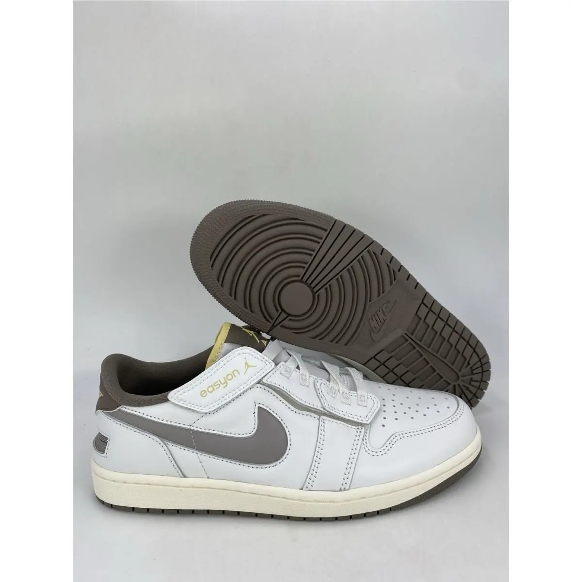Nike Air Jordan 1 Low Easyon Summit White Enigma Stone DM1206 106 Men`s Sz 9.5