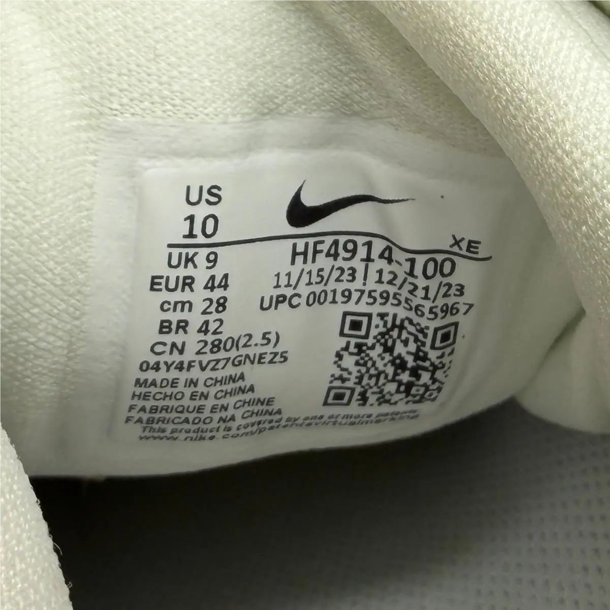 Nike shoes - HF4914100 - HF4914-100 - White 11
