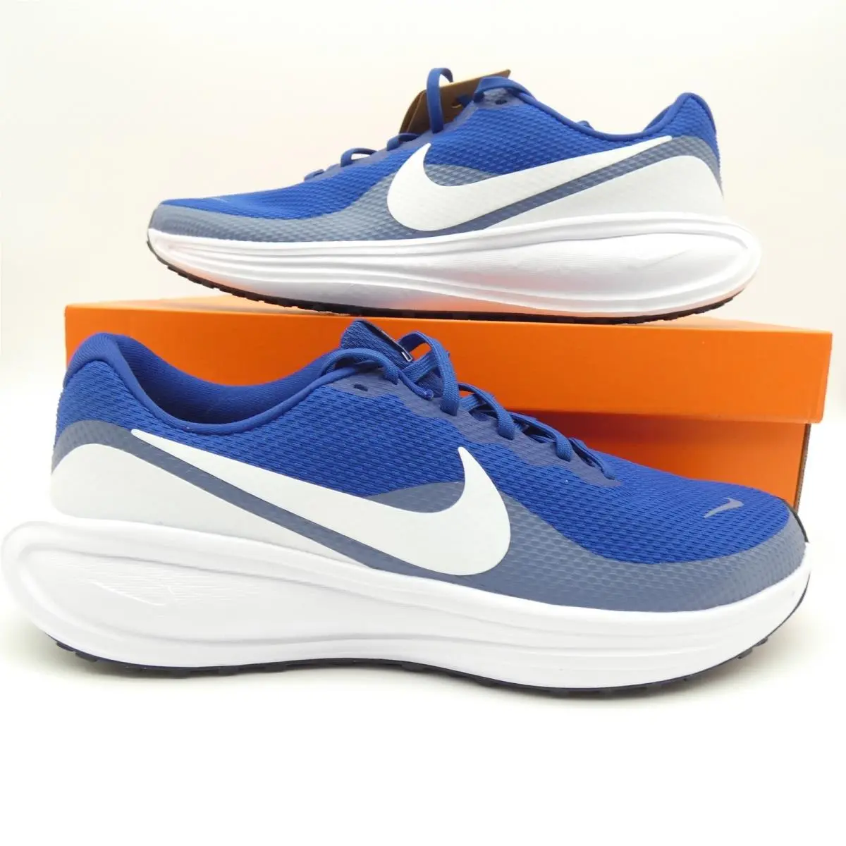 Nike Revolution 8 Mens 11 Deep Royal Blue White Running Shoes HJ9198-401