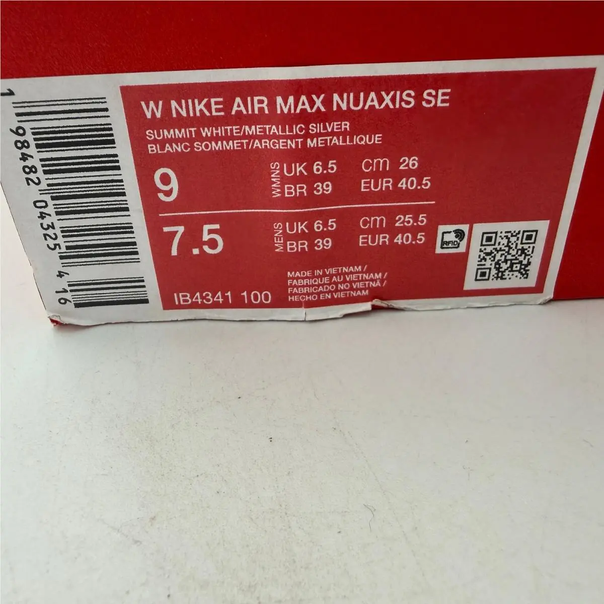 Nike shoes - Nike Air Max Nuaxis SE - White 0