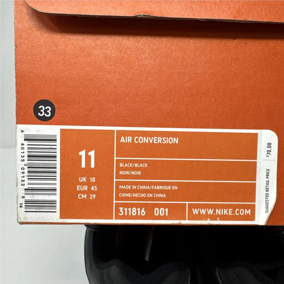 Nike shoes - Nike Air Conversion - Air Conversion - Black 7