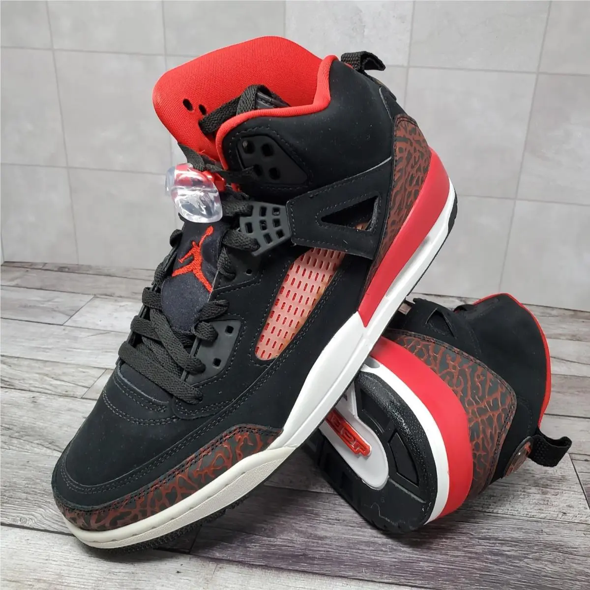 Air Jordan Jordan Spizike Black Red Bred 315371-060 Men`s Size 11
