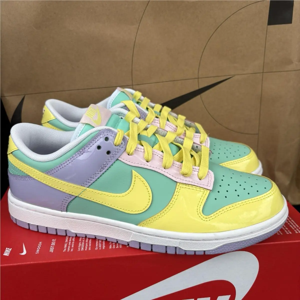 Nike Dunk Low Retro Easter Pastel Yellow Mint Nby IQ9404 349 Men Size 8.5