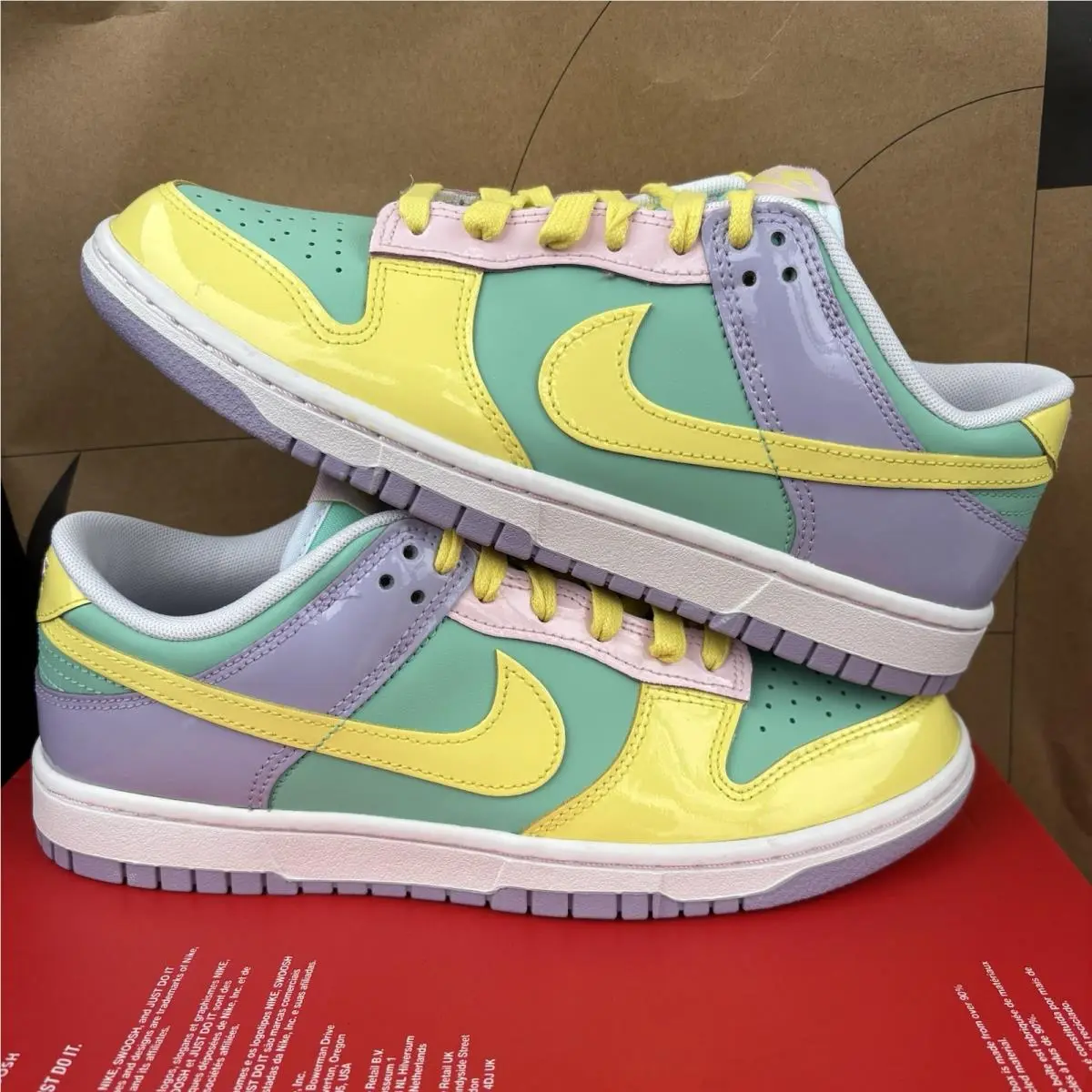 Nike shoes - Nike Dunk Low - Dunk Low - Yellow, Mint Green, Lavender, White 0