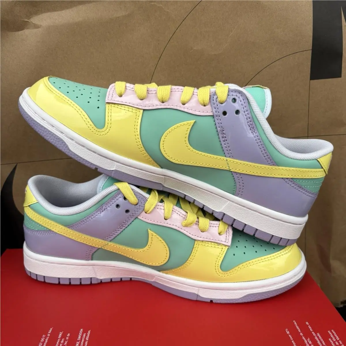 Nike shoes - Nike Dunk Low - Dunk Low - Yellow, Mint Green, Lavender, White 1