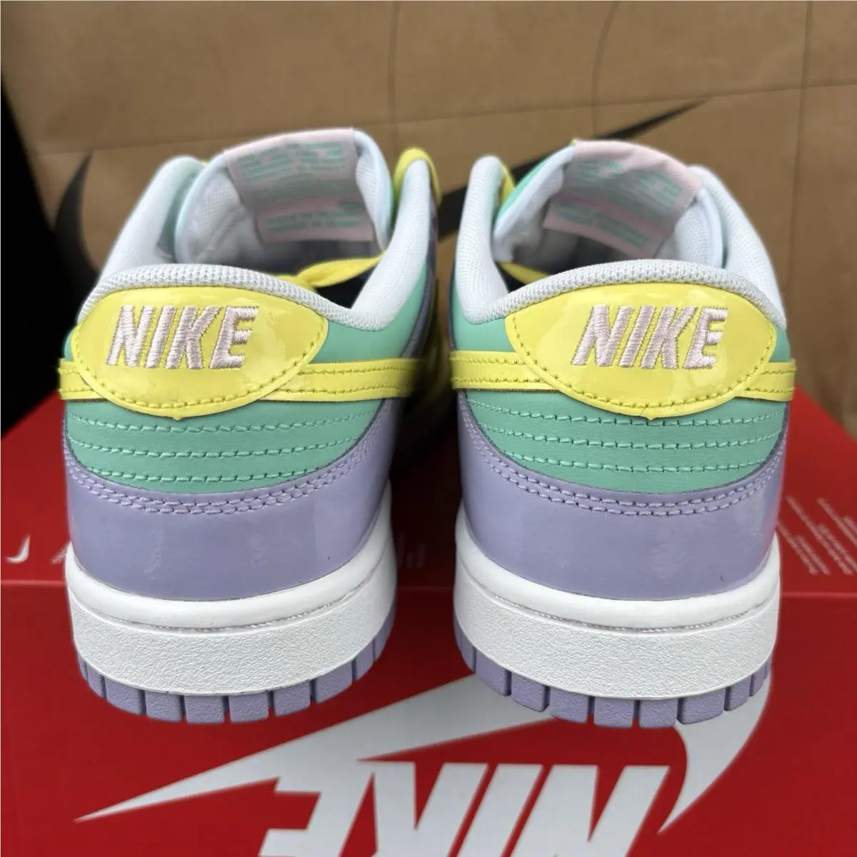 Nike shoes - Nike Dunk Low - Dunk Low - Yellow, Mint Green, Lavender, White 2