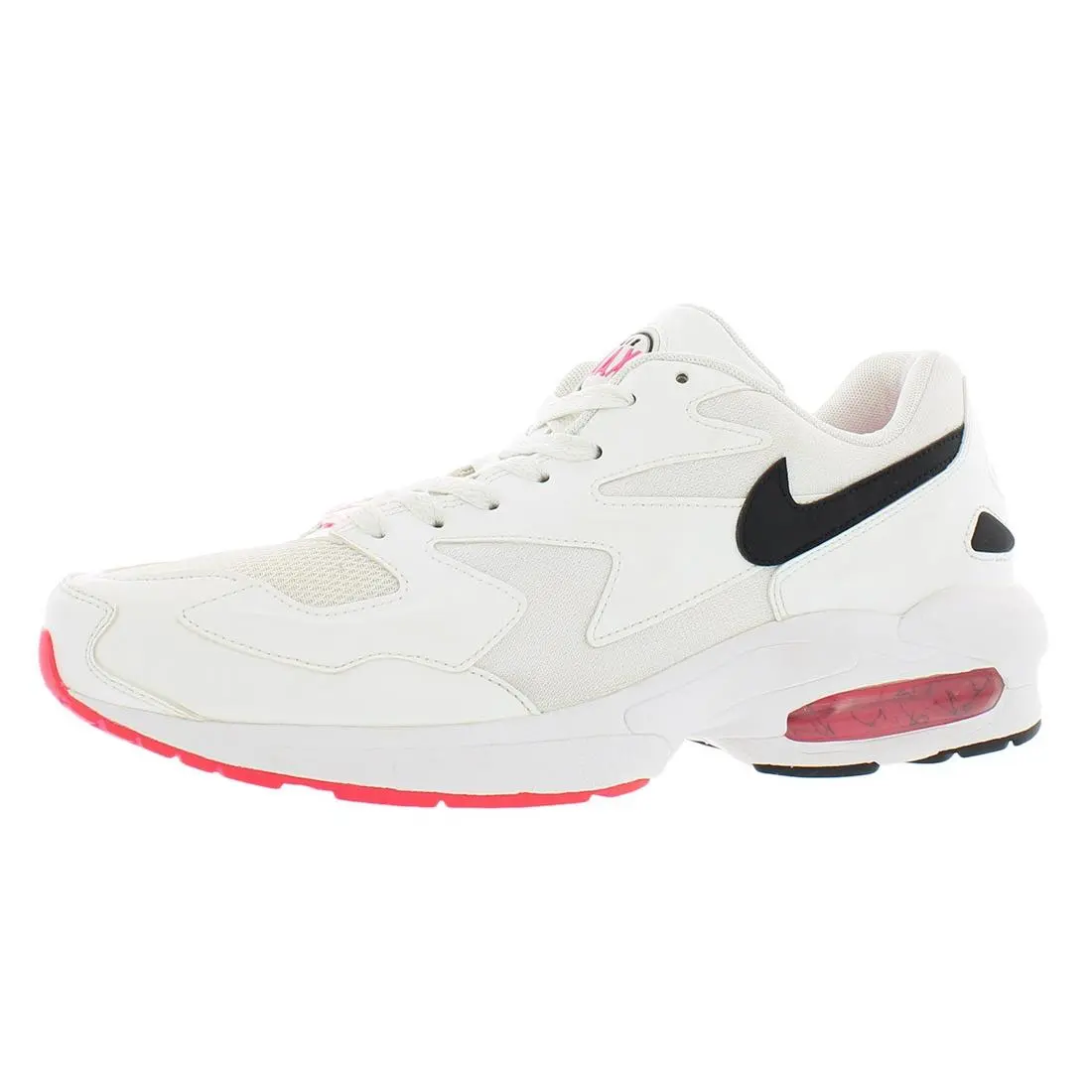 Nike Air Max2 Light Unisex Shoes Size 11.5 Color: Summit White/black/hyper Pink - White, Full: Summit White/Black/Hyper Pink